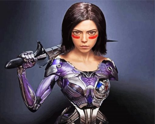 Alita Battle Angel Character Diamond Painting