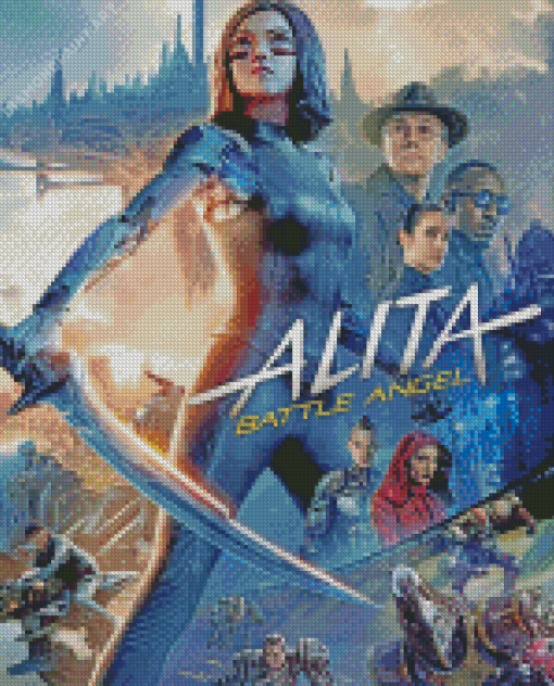 Alita Battle Angel Poster Diamond Painting