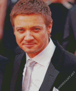 American Actor Jeremy Renner Diamond Painting