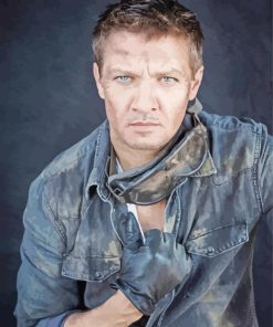 American Jeremy Renner Diamond Painting