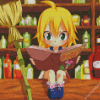 Anime Girl In Apothecary Diamond Painting