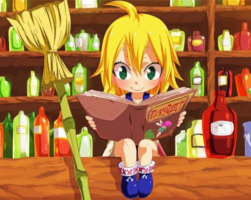 Anime Girl In Apothecary Diamond Painting