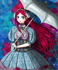 Anime Noble Lady Diamond Painting