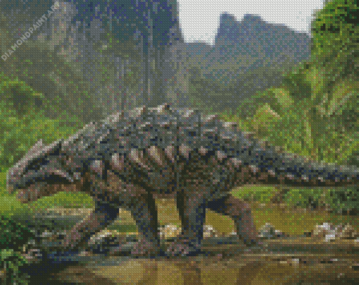 Ankylosaurus Animal Diamond Painting