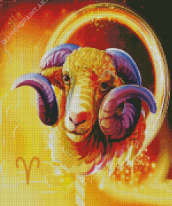 Aries Sign Diamond Painting