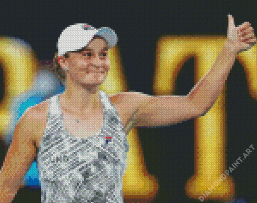 Ashleigh Barty Diamond Painting