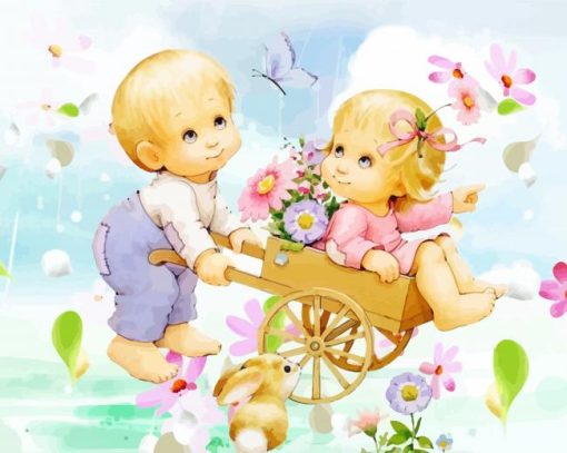 Babies Precious Moments Diamond Painting