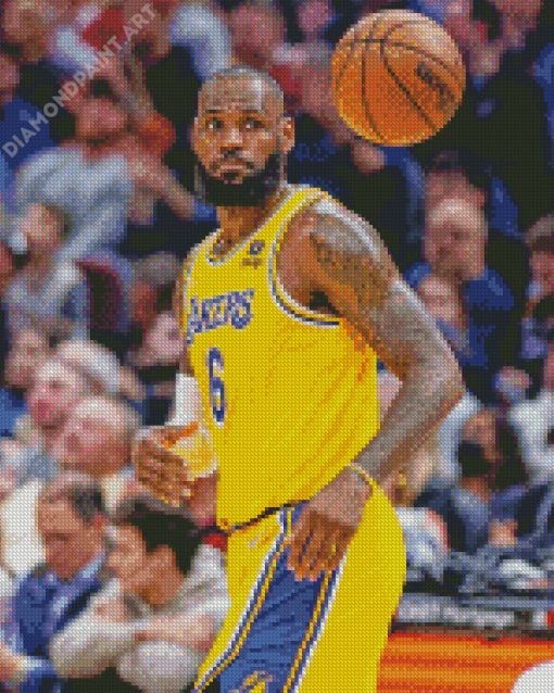 Basketball Player Lebron James 5D Diamond Painting