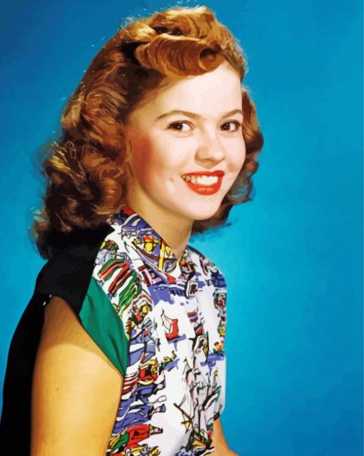 Beautiful Shirley Temple 5D Diamond Painting