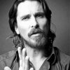 Black And White Christian Bale Diamond Painting