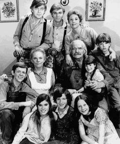 Black And White The Waltons Diamond Painting