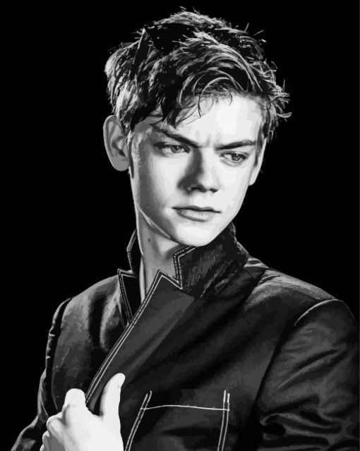 Black And White Thomas Brodie Sangster Diamond Painting