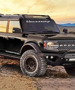 Black Ford Bronco Car Diamond Painting