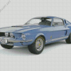 Blue Mustang Car 1967 Diamond Painting