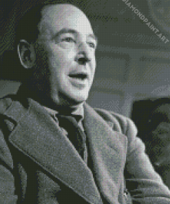 British Writer C S Lewis 5D Diamond Painting