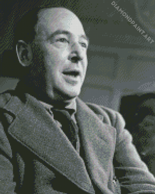 British Writer C S Lewis 5D Diamond Painting