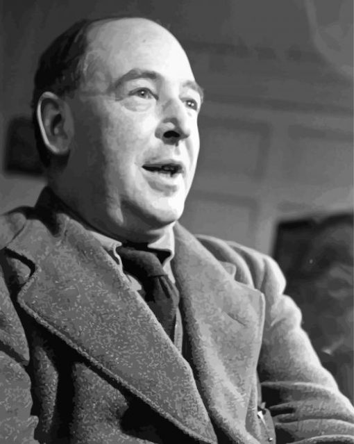 British Writer C S Lewis 5D Diamond Painting