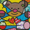 Britto Hearts Bear 5D Diamond Painting