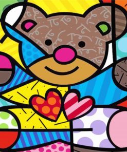 Britto Hearts Bear 5D Diamond Painting