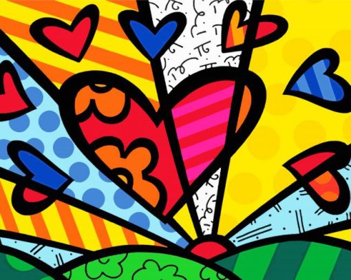 Britto Hearts 5D Diamond Painting