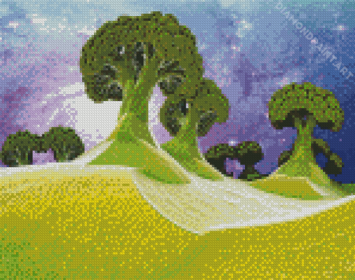 Broccoli Art 5D Diamond Painting