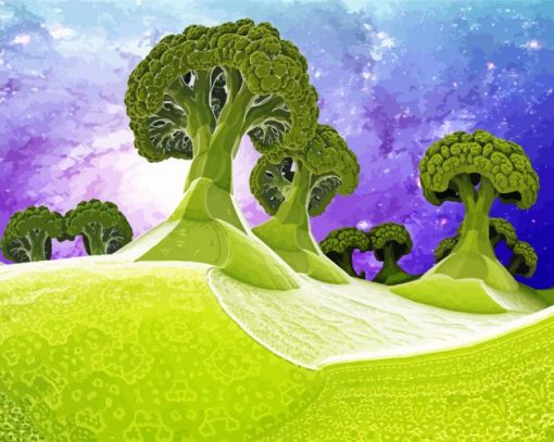 Broccoli Art 5D Diamond Painting