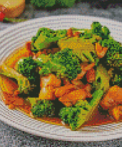 Broccoli Dish 5D Diamond Painting