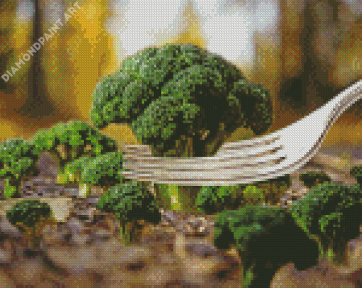 broccoli Vegetable Diamond Painting