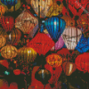 Colorful Paper Lanterns Diamond Painting