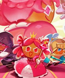 Cookie Run Video Game Diamond Painting