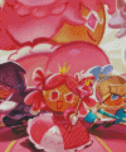 Cookie Run Video Game Diamond Painting