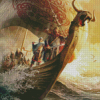 Cool Viking Vessel Diamond Painting