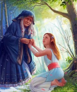 Crone And Elf Diamond Painting