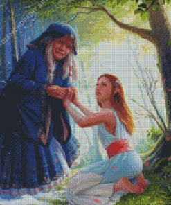 Crone And Elf Diamond Painting