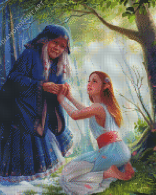 Crone And Elf Diamond Painting