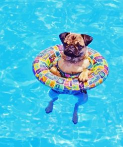 Cute Dogs Pool Diamond Painting