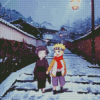 Cute Baby Naruto X Hinata Diamond Painting