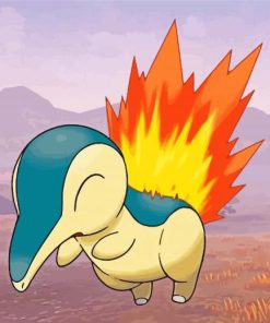 Cyndaquil Pokemon Diamond Painting