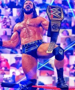 Drew McIntyre WWE Champion Diamond Painting