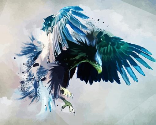 Eagle Artwork Abstract 5D Diamond Painting