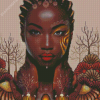 Gorgeous Black Lady Diamond Painting