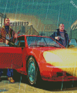 Grand Theft Auto Characters Diamond Painting