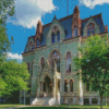 Green University Of Pennsylvania Building Diamond Painting