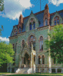 Green University Of Pennsylvania Building Diamond Painting