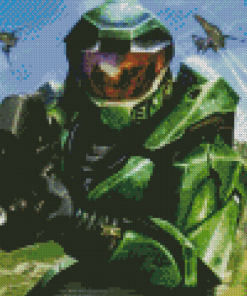 Halo Game Diamond Painting