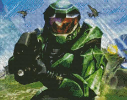 Halo Game Diamond Painting