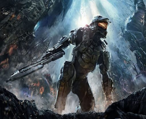 Halo High Resolution Scaled Diamond Painting