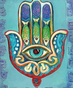 Hamsa Hand Diamond Painting