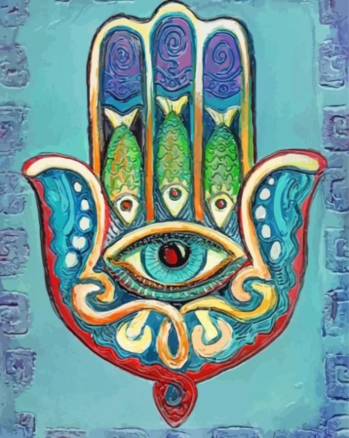 Hamsa Hand Diamond Painting