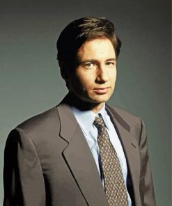 Handsome Fox Mulder Diamond Painting